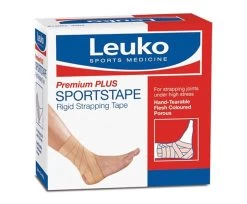 Leuko Sportstape Rigid Strapping Tape Flesh Coloured 5cm X 13.7m