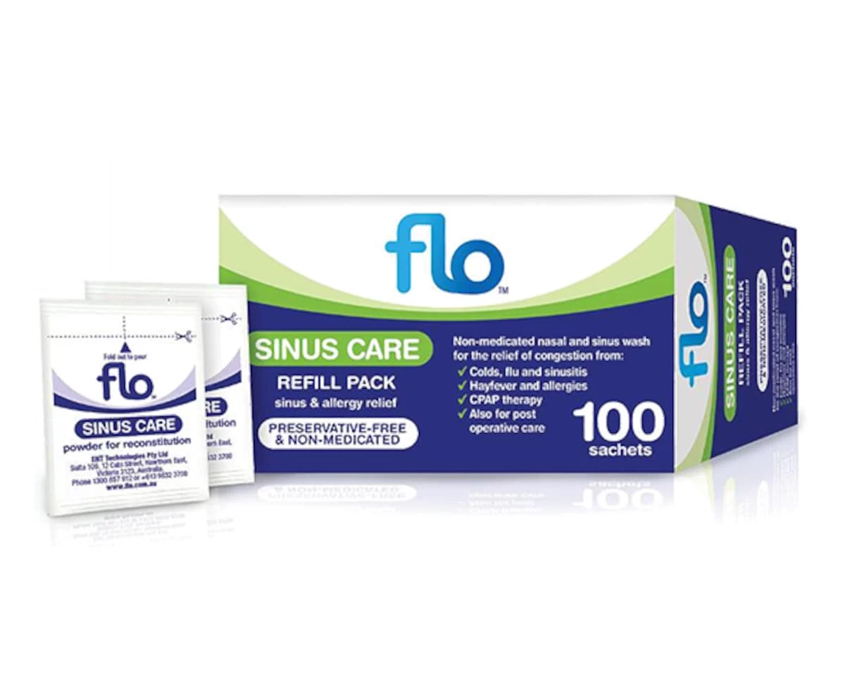 Flo Sinus Care Refill Pack 100 Sachets 1 Flo Sinus Care Refill Pack 100 Sachets