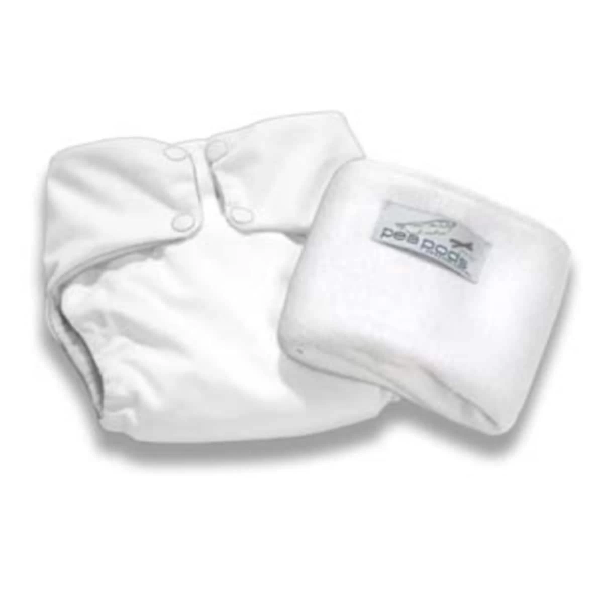 Pea Pods Reusable Nappy One Size White 1 Pea Pods Reusable Nappy One Size White