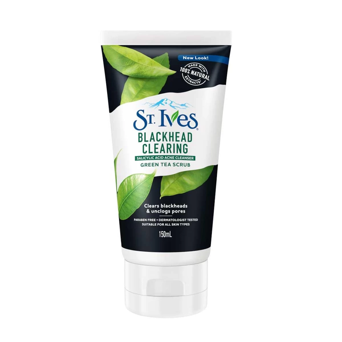St Ives Blackhead Clearing Green Tea Face Scrub 150ml 1 St Ives Blackhead Clearing Green Tea Face Scrub 150ml