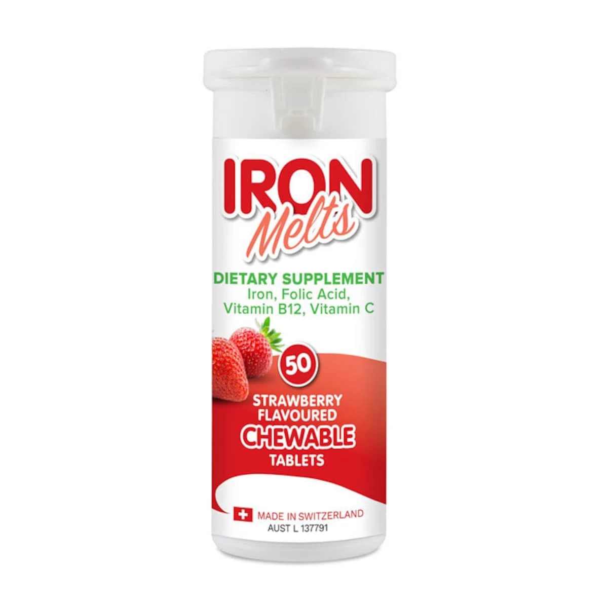 Iron Melts 50 Chewable Tablets 1 Iron Melts 50 Chewable Tablets