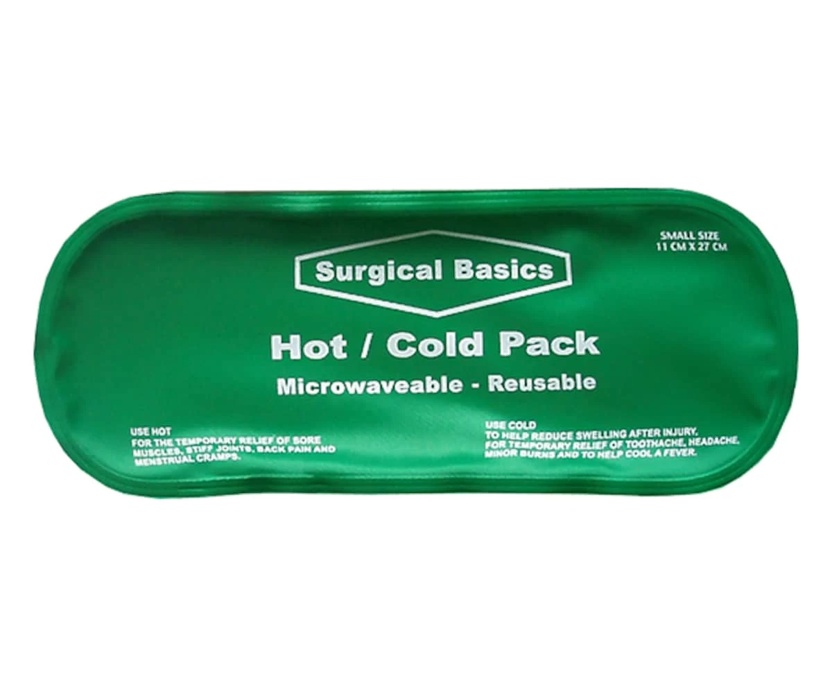 Surgical Basics Hot Or Cold Pack Small 11cm X 27cm 1 Surgical Basics Hot Or Cold Pack Small 11cm X 27cm