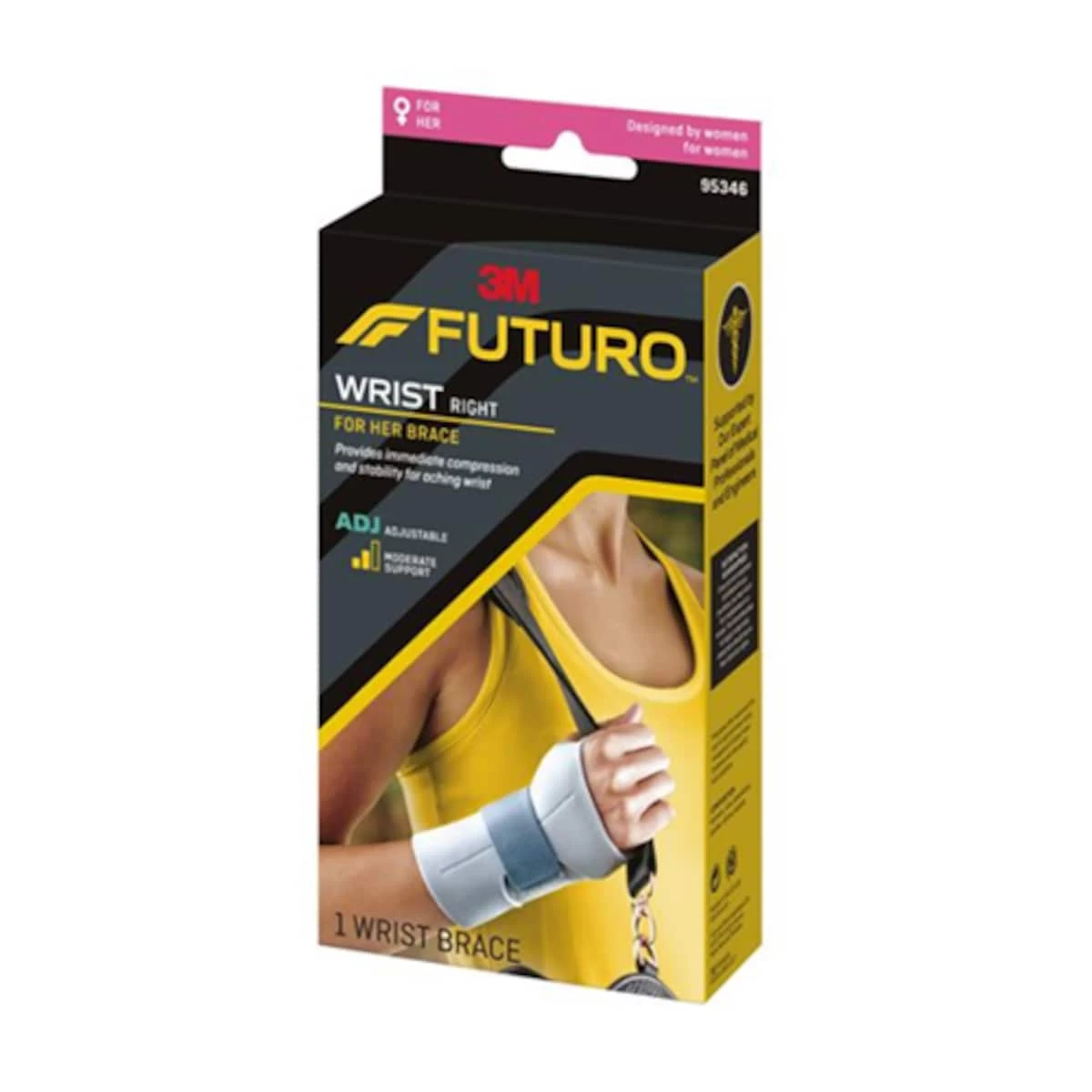 Futuro For Her Right Wrist Brace Adjustable 1 Futuro For Her Right Wrist Brace Adjustable