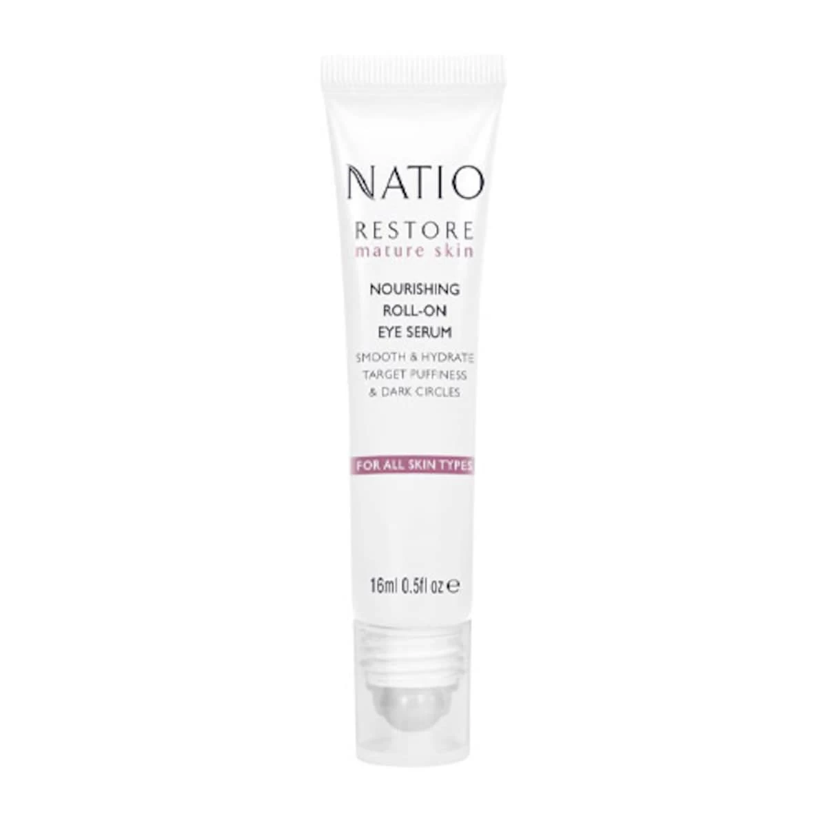 Natio Restore Nourishing Roll-On Eye Serum 16ml 1 Natio Restore Nourishing Roll-On Eye Serum 16ml