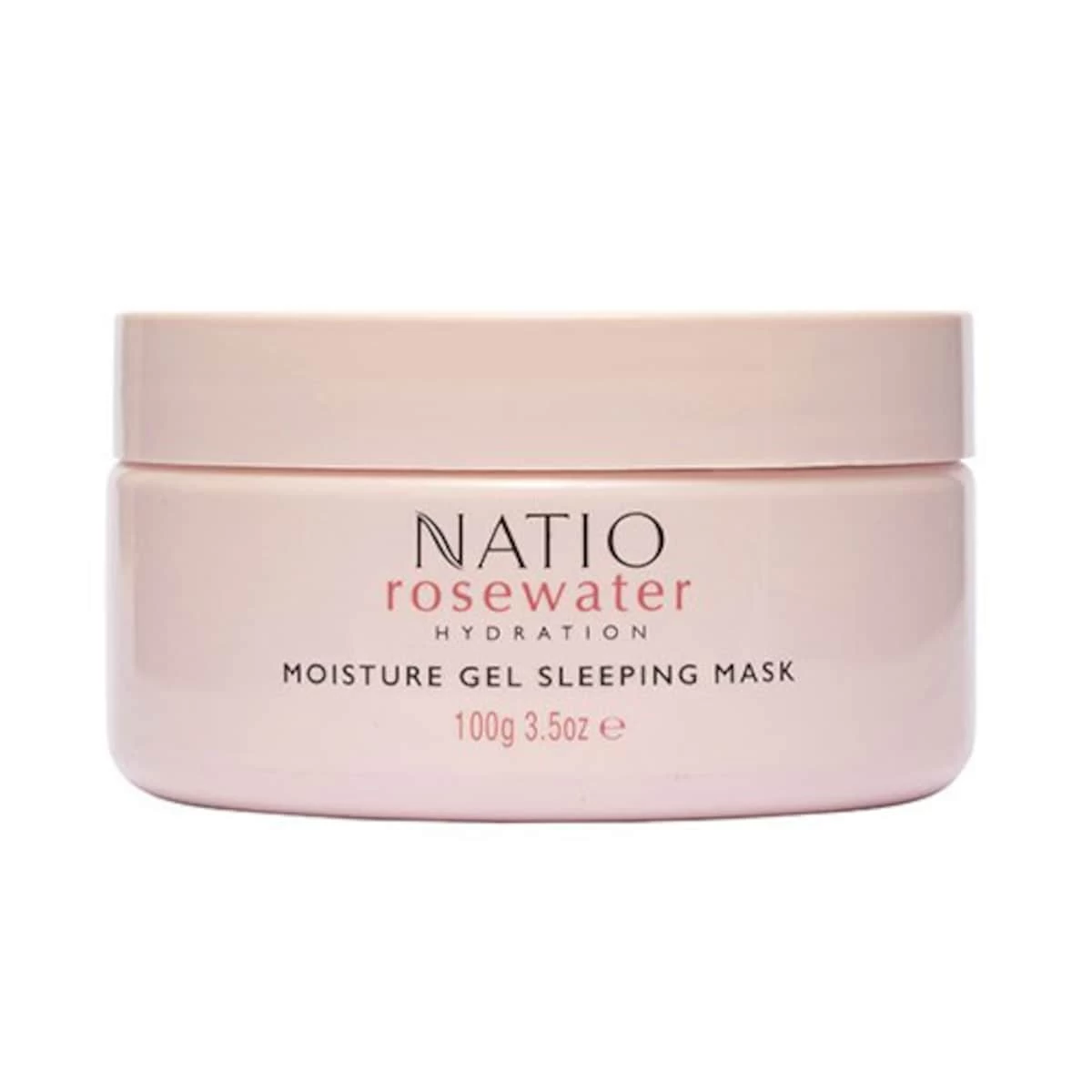 Natio Rosewater Hydration Moisture Gel Sleeping Mask 100g 1 Natio Rosewater Hydration Moisture Gel Sleeping Mask 100g