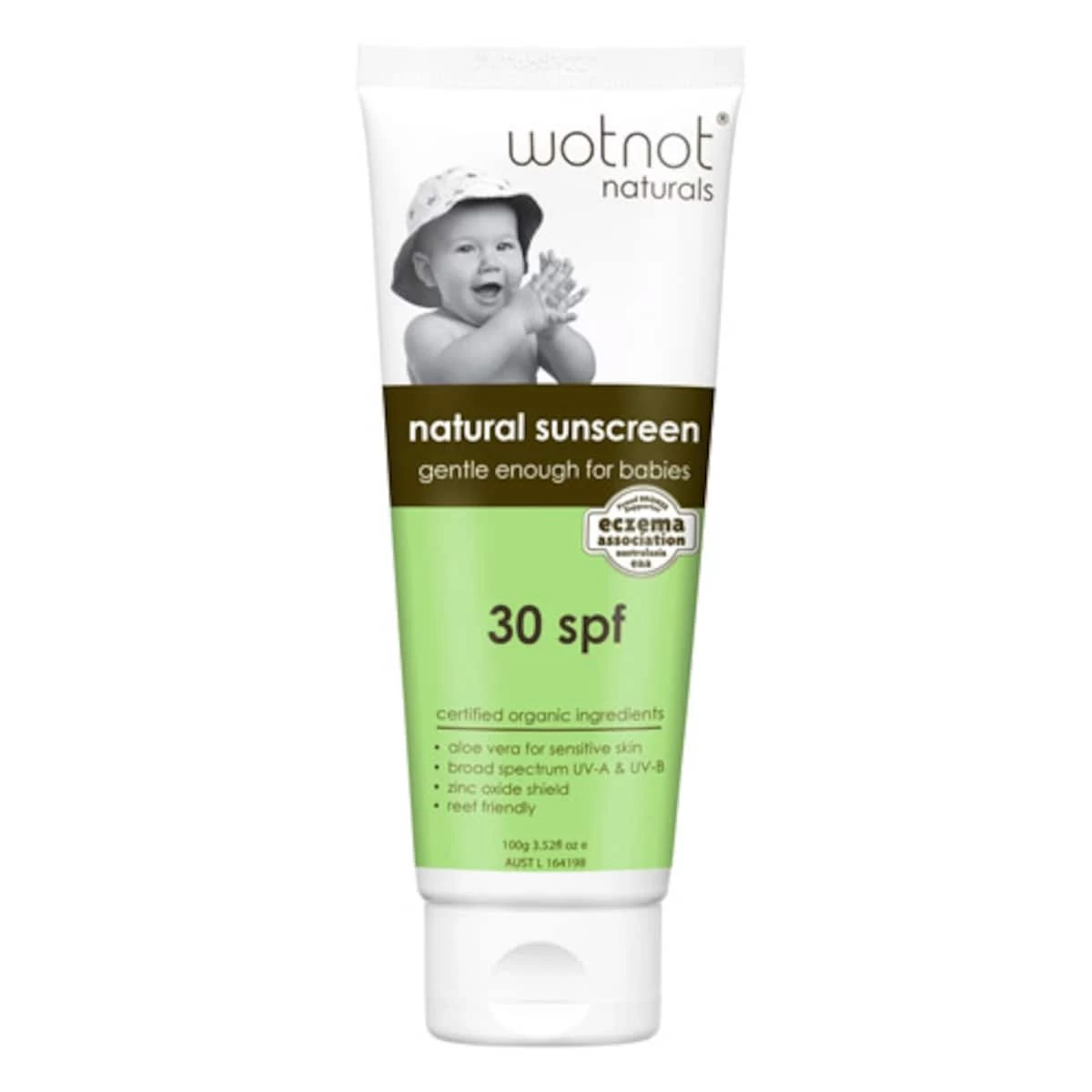 Wotnot Natural Sunscreen For Babies SPF30 100g 1 Wotnot Natural Sunscreen For Babies SPF30 100g
