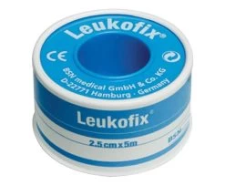Leukofix Hypoallergenic Transparent Tape 2.5cm X 5m 1 Roll