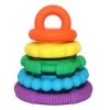 Jellystone Designs Baby Rainbow Stacker & Teether Toy Bright