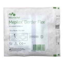 Mepilex Border Flex Wound Dressing 595311 10cm X 10cm Single