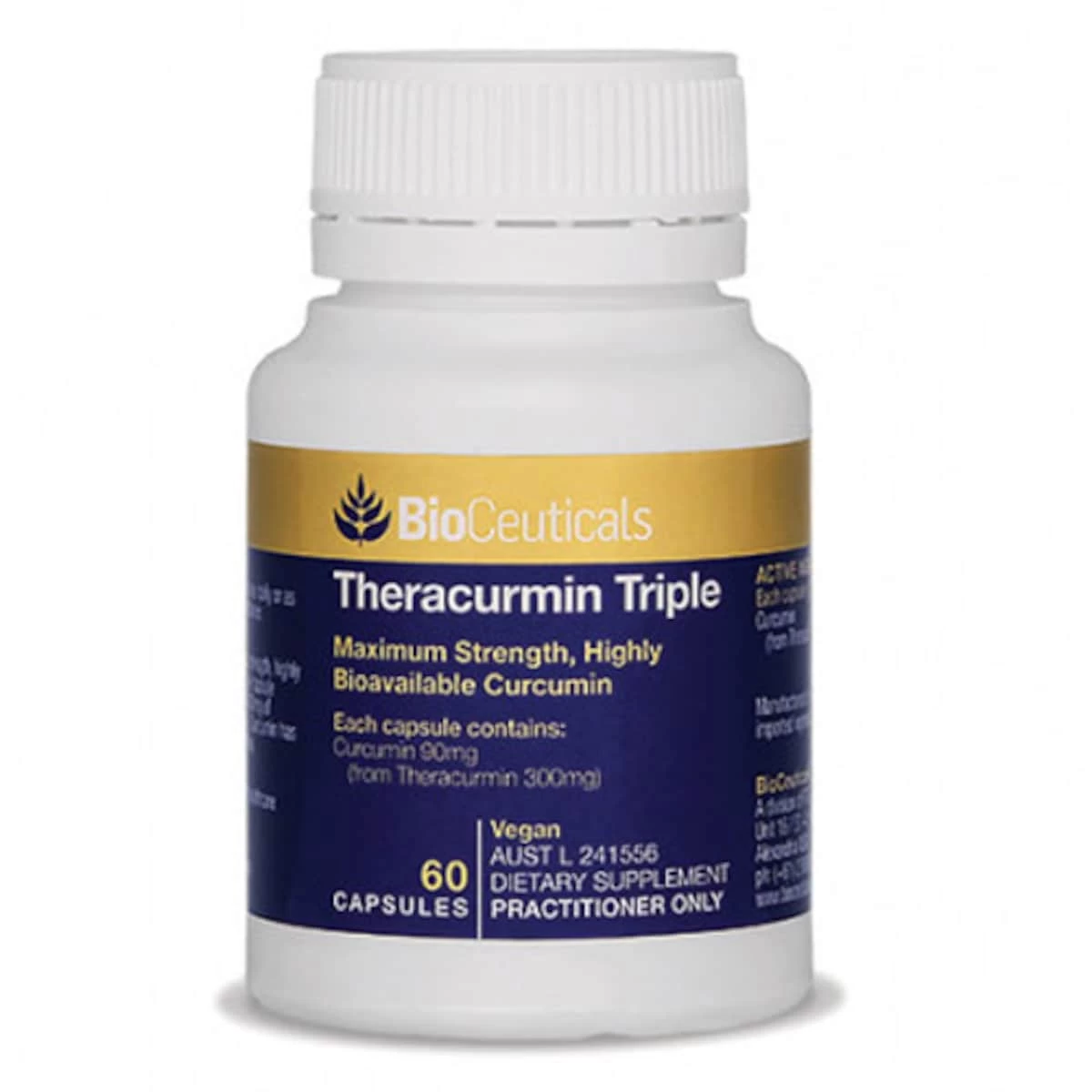 BioCeuticals Theracurmin Triple 60 Capsules 1 BioCeuticals Theracurmin Triple 60 Capsules