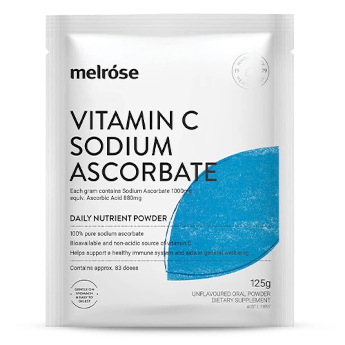 Melrose Vitamin C Sodium Ascorbate 125g 1 Melrose Vitamin C Sodium Ascorbate 125g