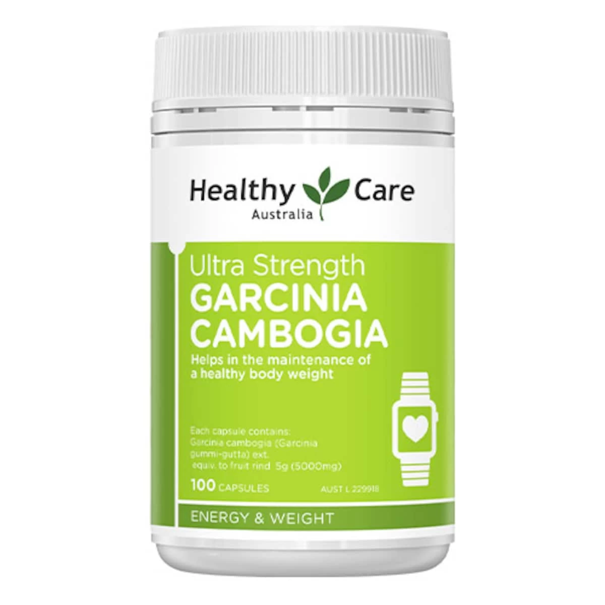 Healthy Care Ultra Strength Garcinia Cambogia 100 Capsules 1 Healthy Care Ultra Strength Garcinia Cambogia 100 Capsules