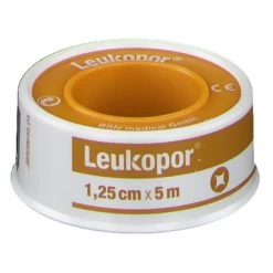 Leukopor Hypoallergenic Paper Tape 1.25cm X 5m 1 Roll