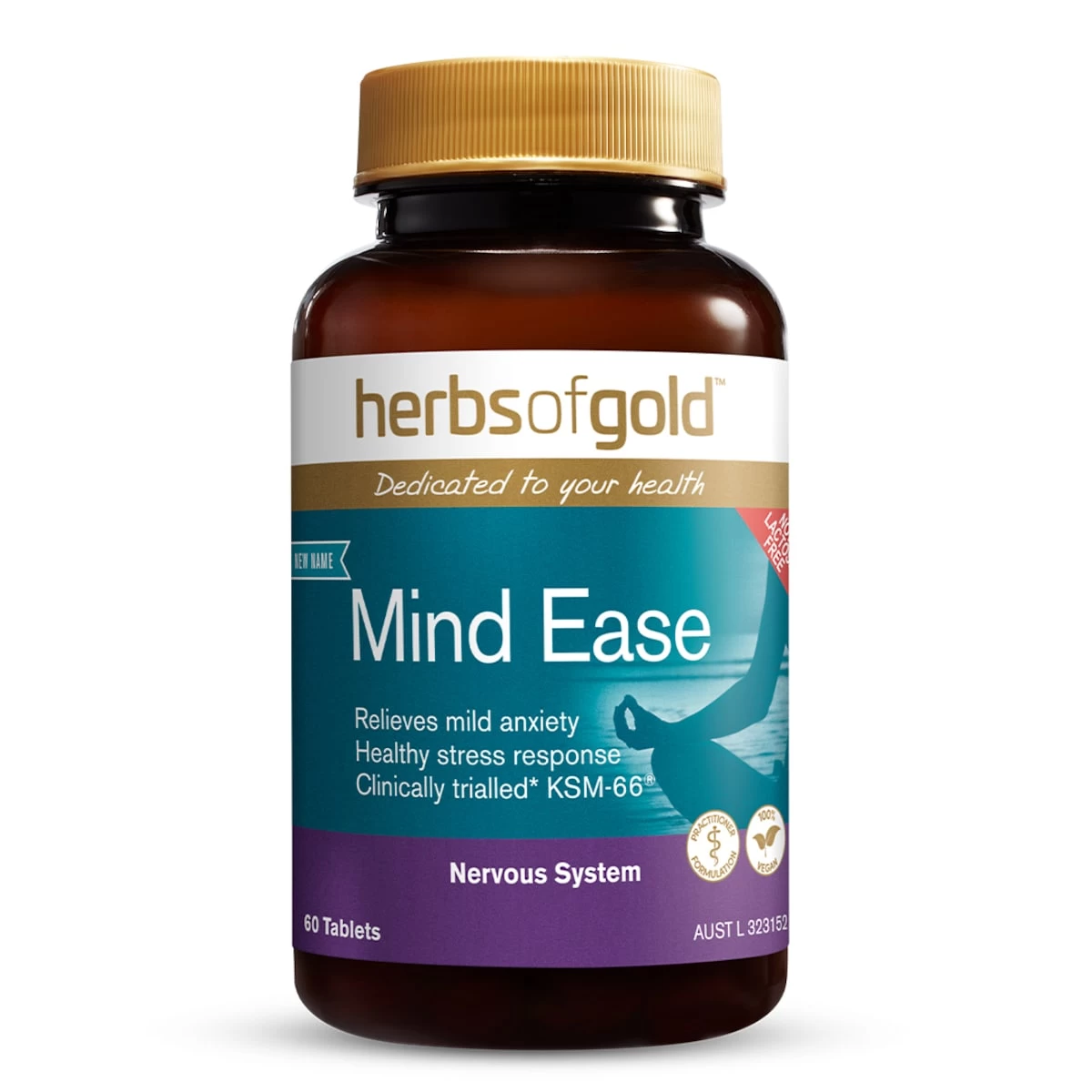 Herbs Of Gold Mind Ease 60 Tablets 1 Herbs Of Gold Mind Ease 60 Tablets