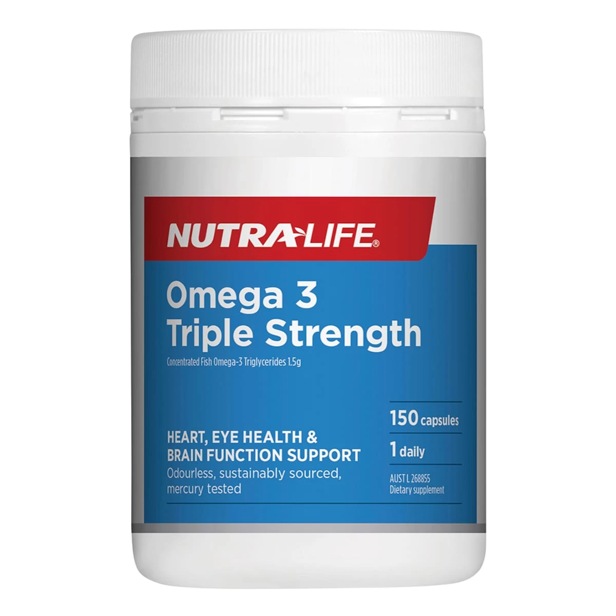 Nutra-Life Omega 3 Triple Strength 150 Capsules 1 Nutra-Life Omega 3 Triple Strength 150 Capsules