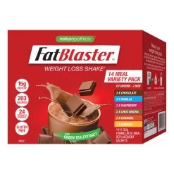 Naturopathica FatBlaster Weight Loss Shake Variety Pack 14 X 33g Sachets