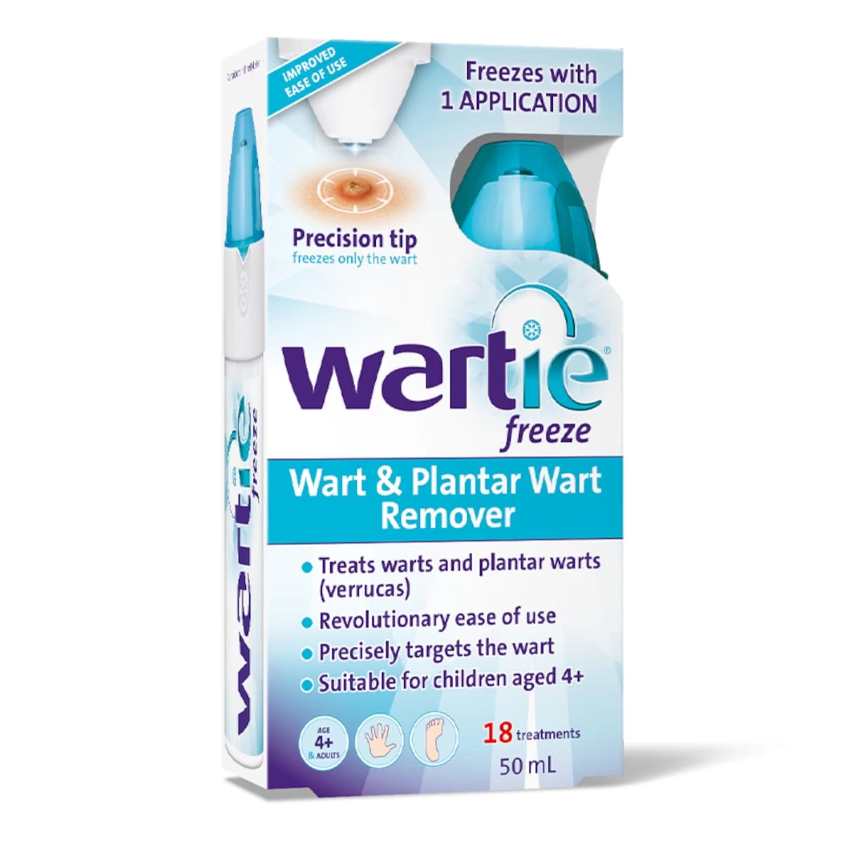 Wartie Wart & Plantar Wart Remover 50ml 1 Wartie Wart & Plantar Wart Remover 50ml