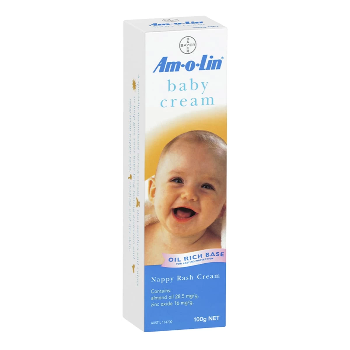 Amolin Baby Nappy Rash Cream 100g 1 Amolin Baby Nappy Rash Cream 100g
