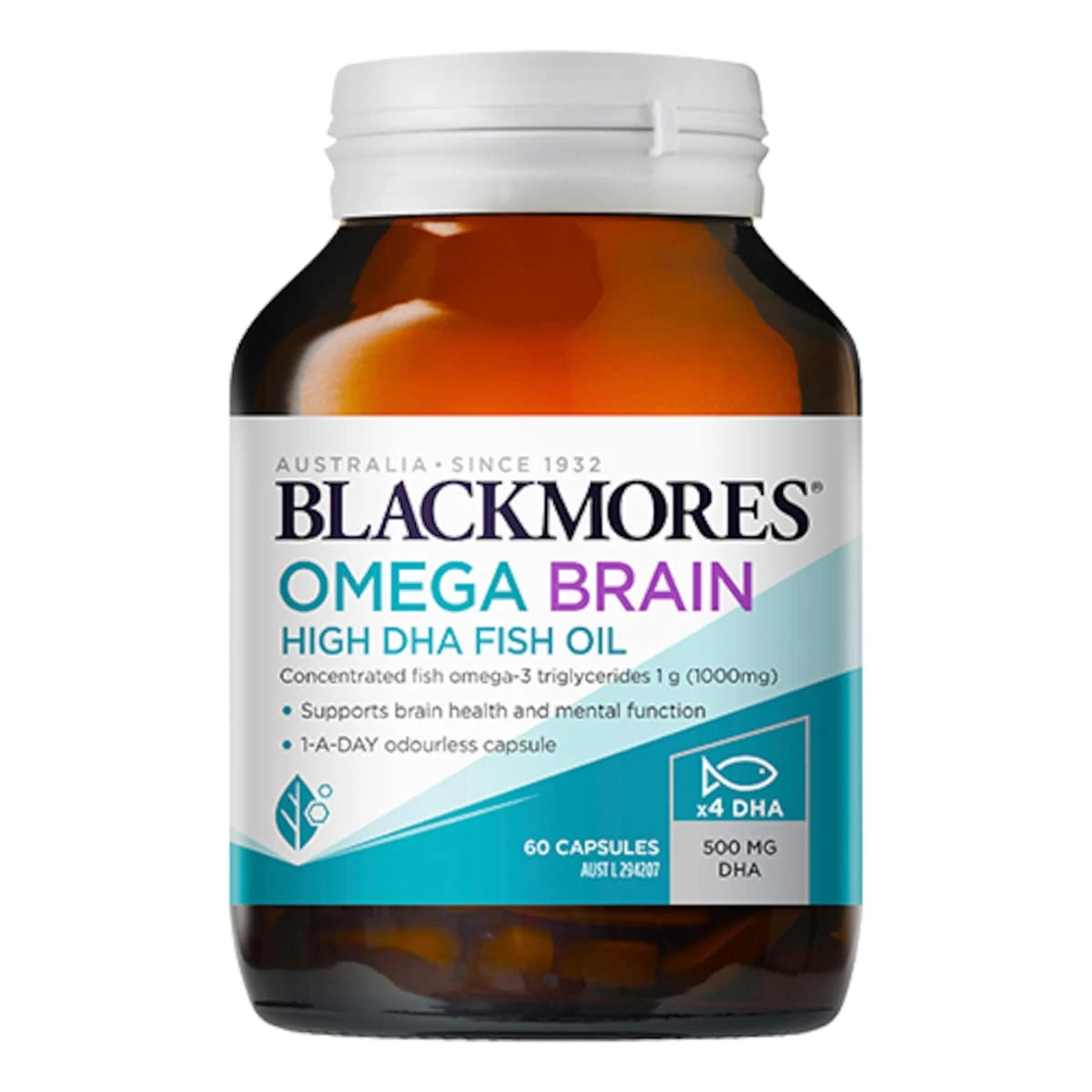 Blackmores Omega Brain Health 60 Capsules 2 Blackmores Omega Brain Health 60 Capsules - Image 2