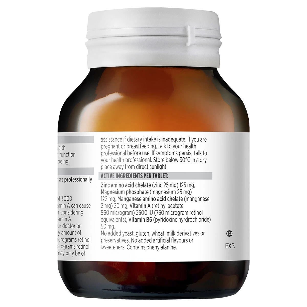 Blackmores Bio Zinc 168 Tablets 3 Blackmores Bio Zinc 168 Tablets - Image 3