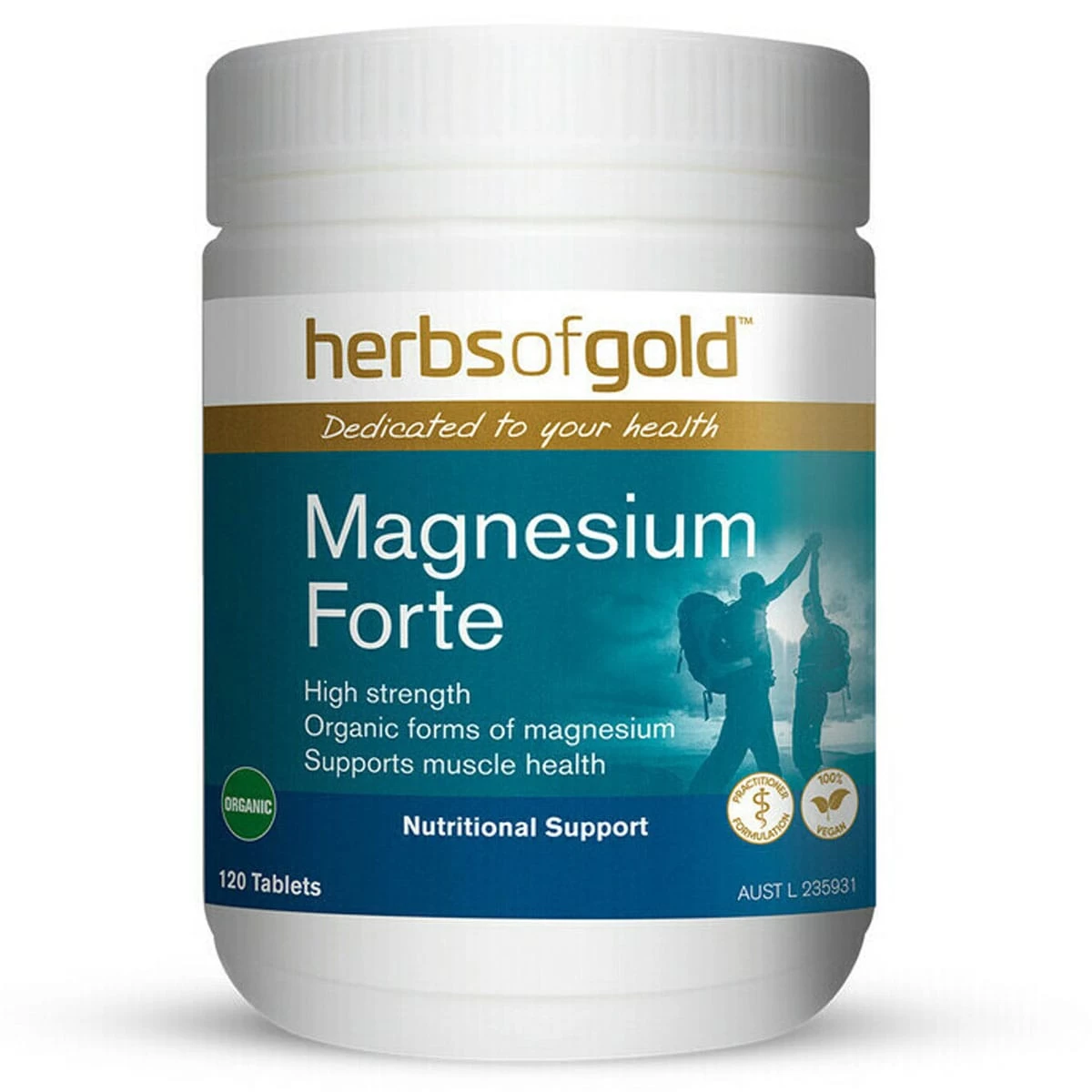 Herbs Of Gold Magnesium Forte 120 Tablets 1 Herbs Of Gold Magnesium Forte 120 Tablets