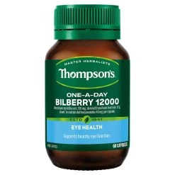 Thompsons One A Day Bilberry 12000mg 60 Capsules