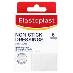 Elastoplast Non-Stick Dressings 5cm X 7.5cm 5 Pack