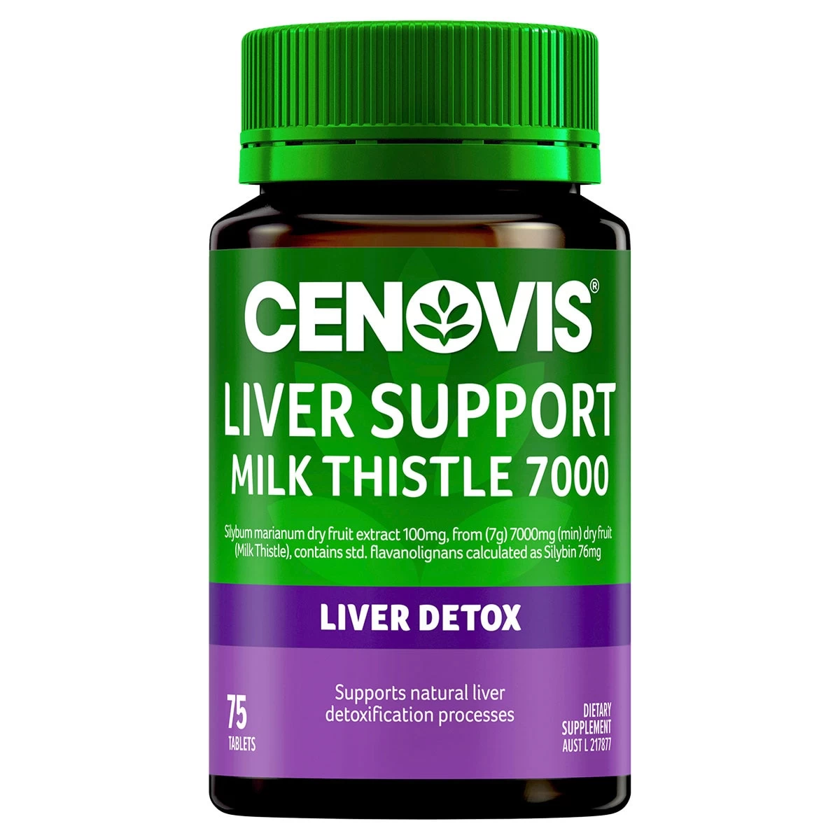Cenovis Liver Support Milk Thistle 7000mg 75 Tablets 1 Cenovis Liver Support Milk Thistle 7000mg 75 Tablets