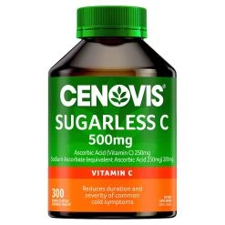 Cenovis Sugarless Vitamin C 500mg Orange Flavour 300 Tablets