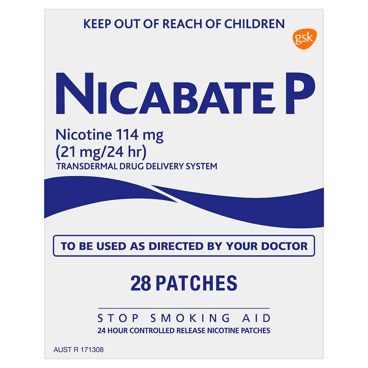 Nicabate P Patch 21mg Quit Smoking 28 Patches 1 Nicabate P Patch 21mg Quit Smoking 28 Patches