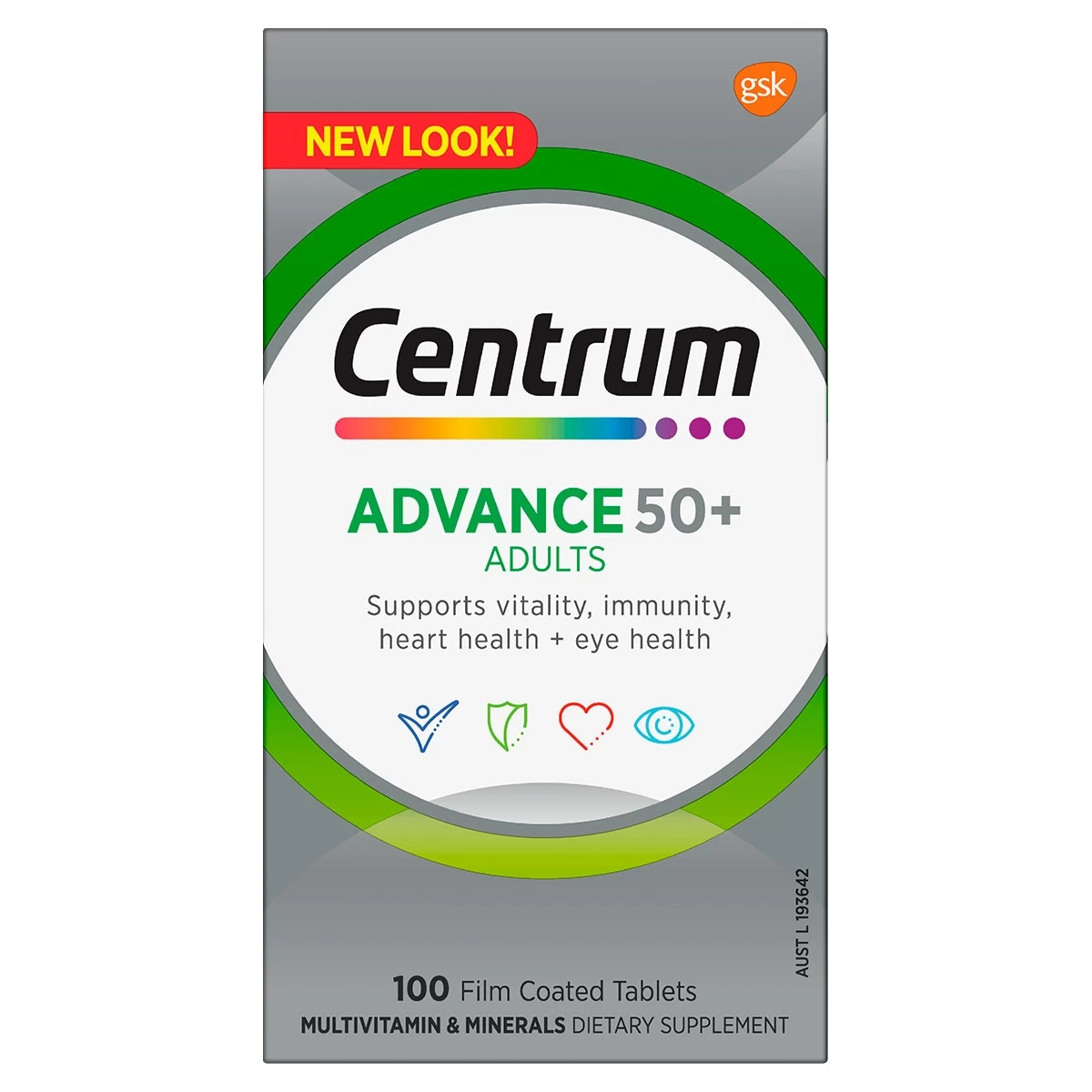 Centrum Advance 50+ 100 Tablets 1 Centrum Advance 50+ 100 Tablets