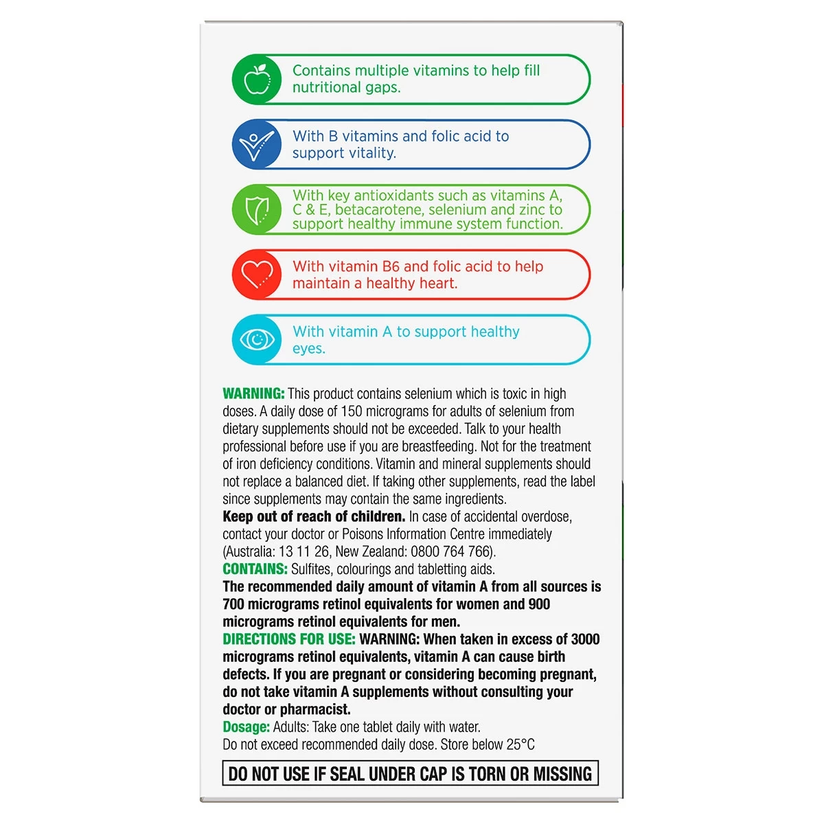 Centrum Advance 50+ 100 Tablets 3 Centrum Advance 50+ 100 Tablets - Image 3