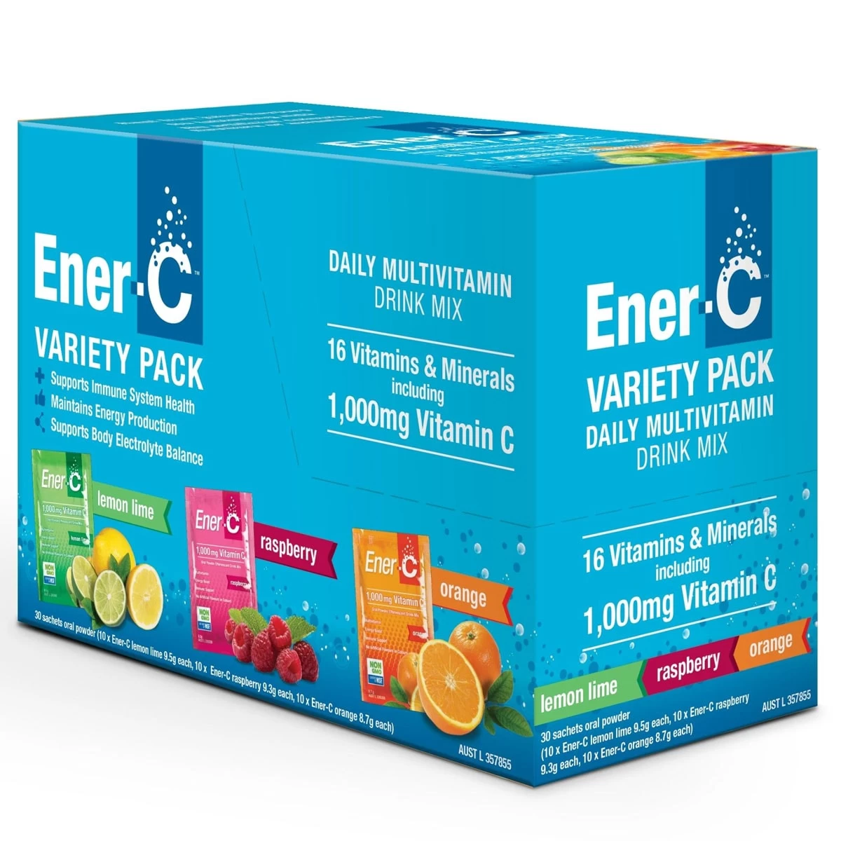 Ener-C Variety Pack Multivitamin Drink Mix 30 Sachets 1 Ener-C Variety Pack Multivitamin Drink Mix 30 Sachets