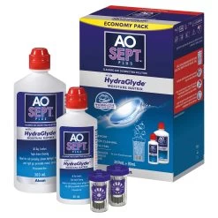 AoSept Plus HydraGlyde Economy Pack 360ml + 90ml 5 AoSept Plus HydraGlyde Economy Pack 360ml + 90ml -Health Care Store 43015