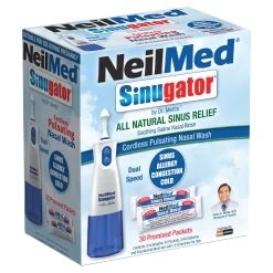NeilMed Sinugator Pulsating Nasal Wash With 30 Premixed Sachets