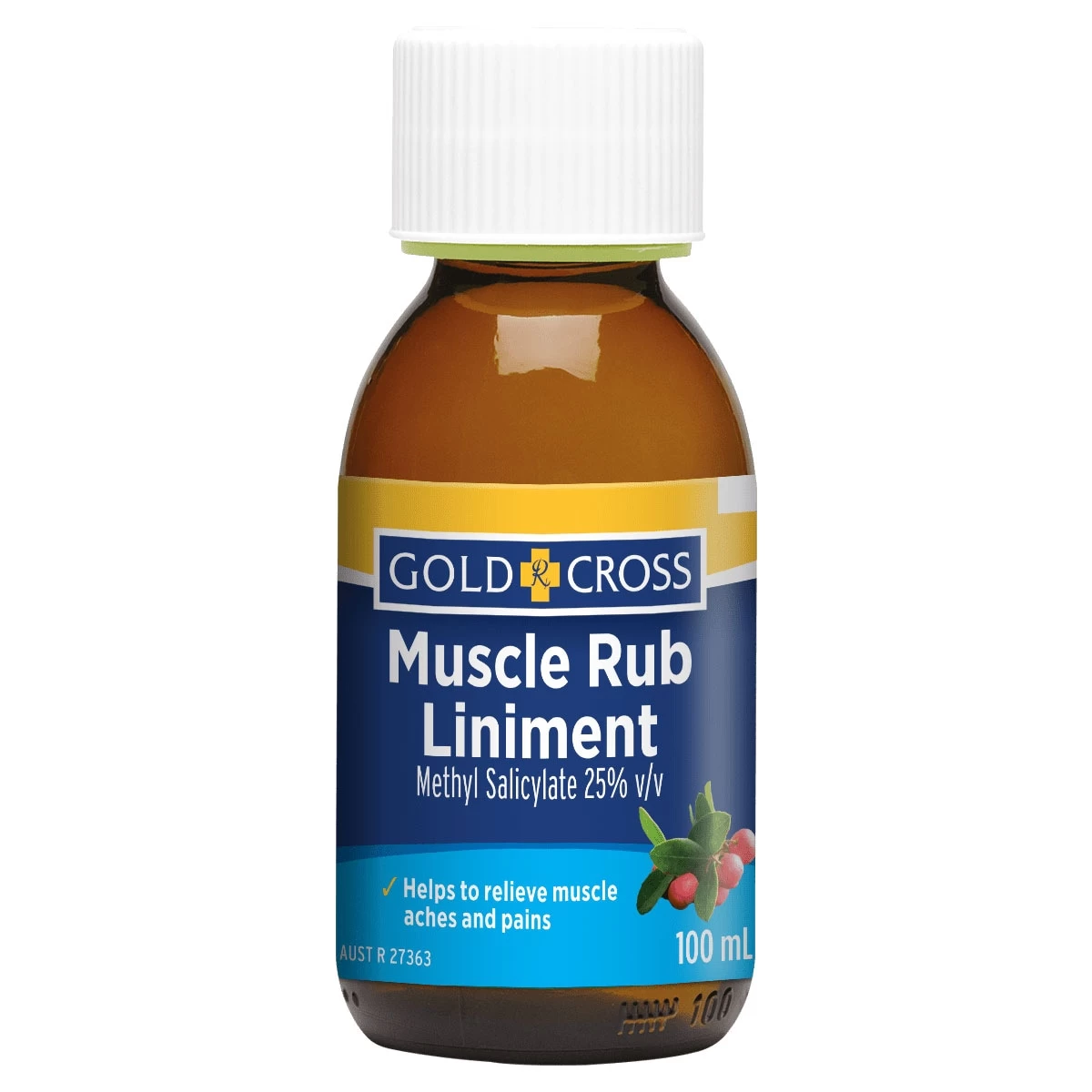 Gold Cross Muscle Rub Liniment 100ml 1 Gold Cross Muscle Rub Liniment 100ml