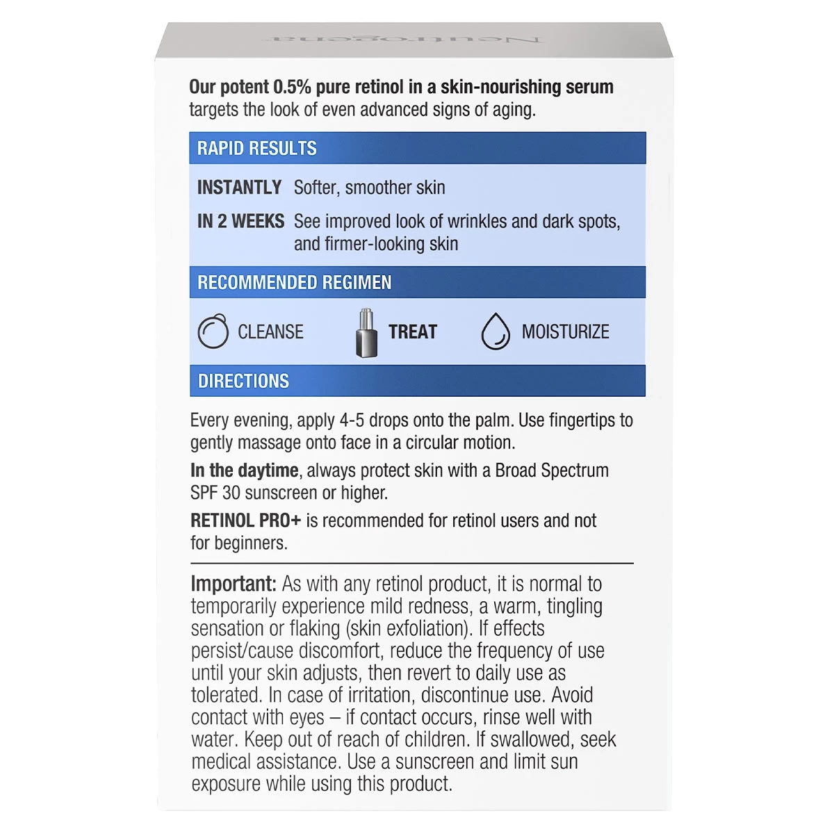 Neutrogena Rapid Wrinkle Repair Retinol Pro+ 0.5% Serum 30ml 2 Neutrogena Rapid Wrinkle Repair Retinol Pro+ 0.5% Serum 30ml - Image 2