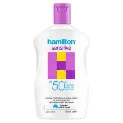 Hamilton Sunscreen Sensitive Lotion SPF50 265ml
