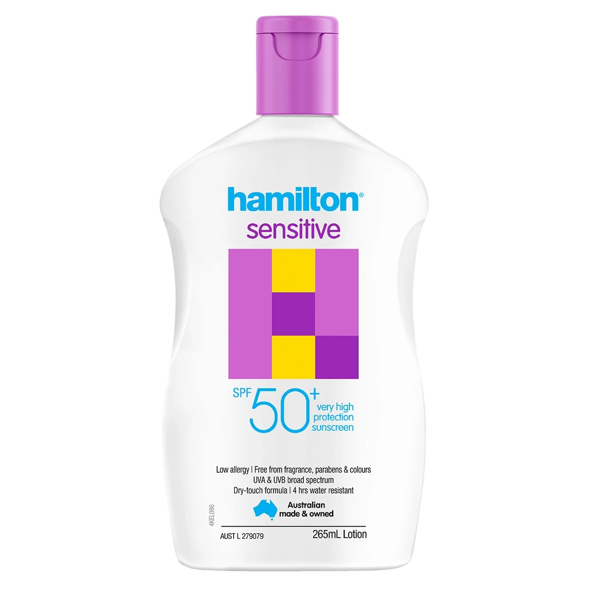 Hamilton Sunscreen Sensitive Lotion SPF50 265ml 1 Hamilton Sunscreen Sensitive Lotion SPF50 265ml