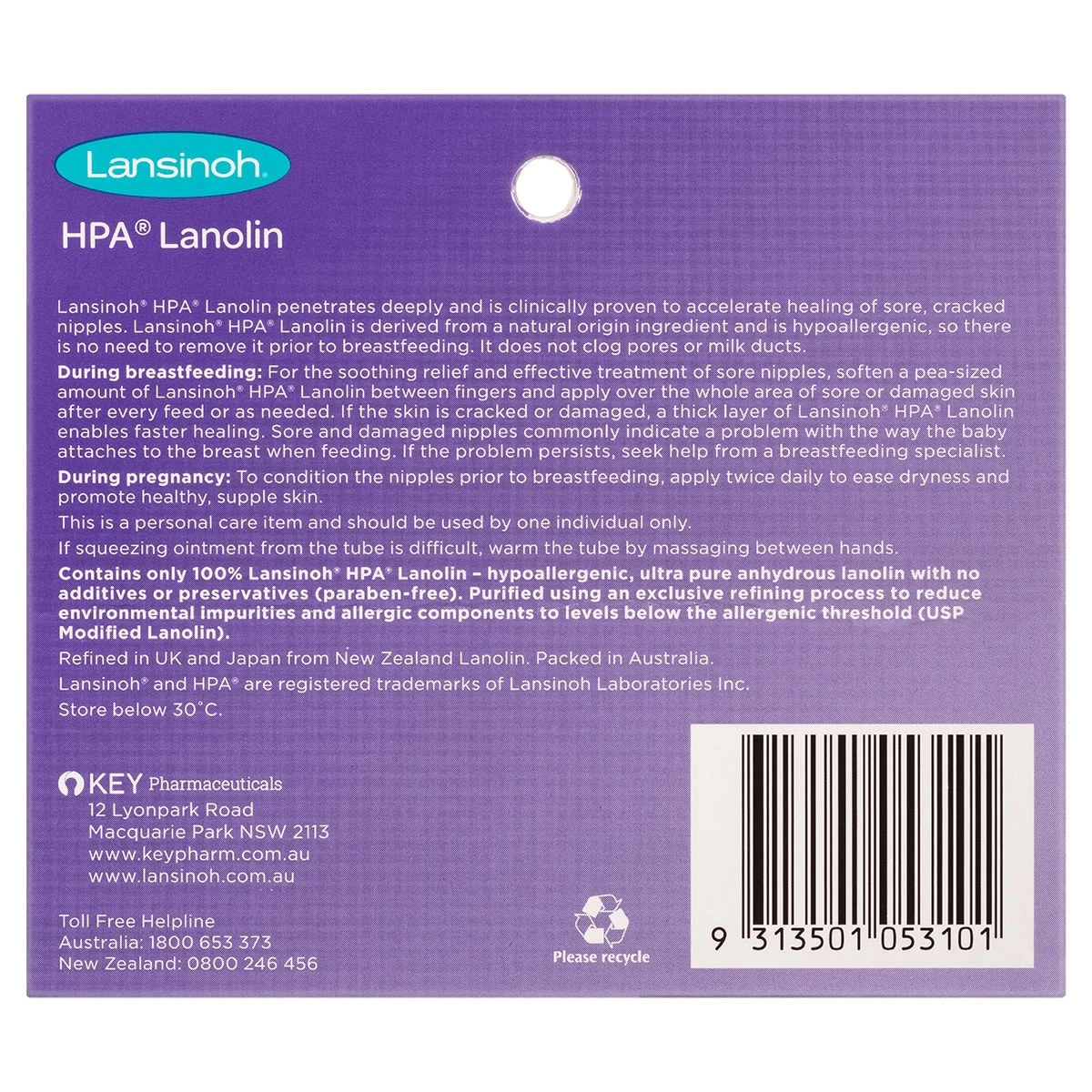 Lansinoh HPA Lanolin 50g 2 Lansinoh HPA Lanolin 50g - Image 2