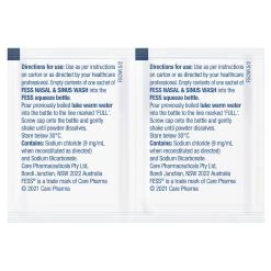 Fess Nasal & Sinus Wash Refills Gentle Strength 100 Sachets 13 Fess Nasal & Sinus Wash Refills Gentle Strength 100 Sachets -Health Care Store 44819