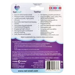Nail Snail Pastel Baby Teether Single -Health Care Store 45479
