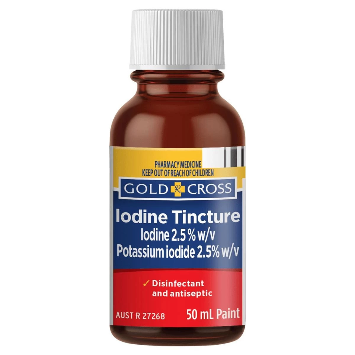 Gold Cross Iodine Tincture 50ml 1 Gold Cross Iodine Tincture 50ml