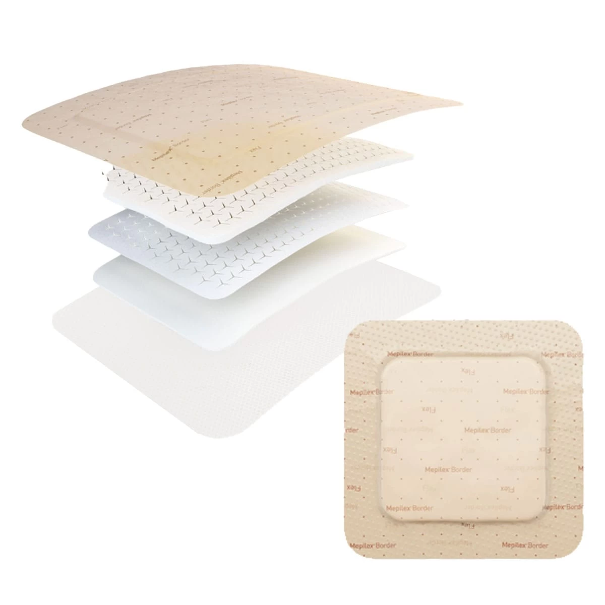 Mepilex Border Flex Wound Dressing 595311 10cm X 10cm Single 2 Mepilex Border Flex Wound Dressing 595311 10cm X 10cm Single - Image 2