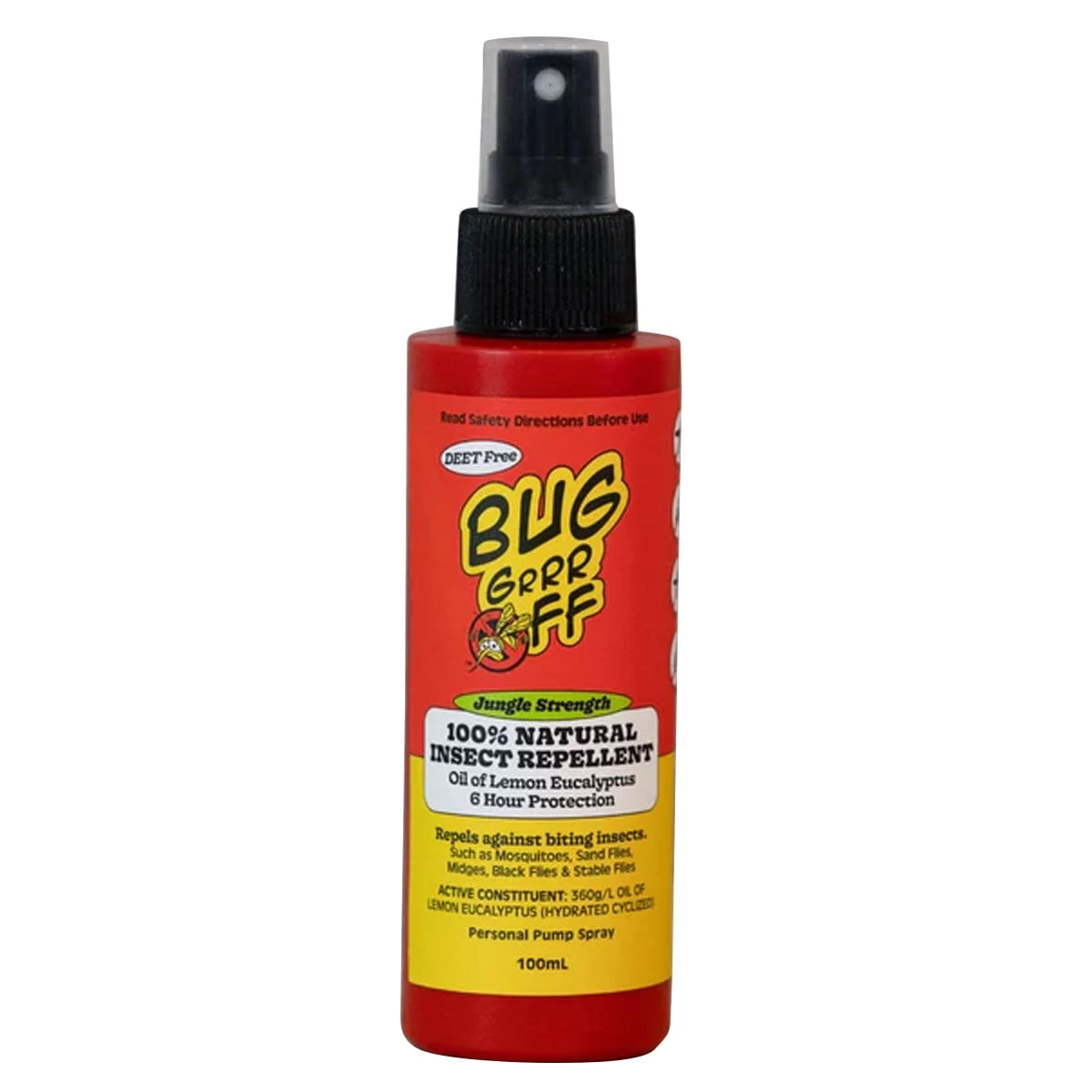 Bug-GRRR Off Natural Insect Repellent Jungle Strength 100ml 1 Bug-GRRR Off Natural Insect Repellent Jungle Strength 100ml