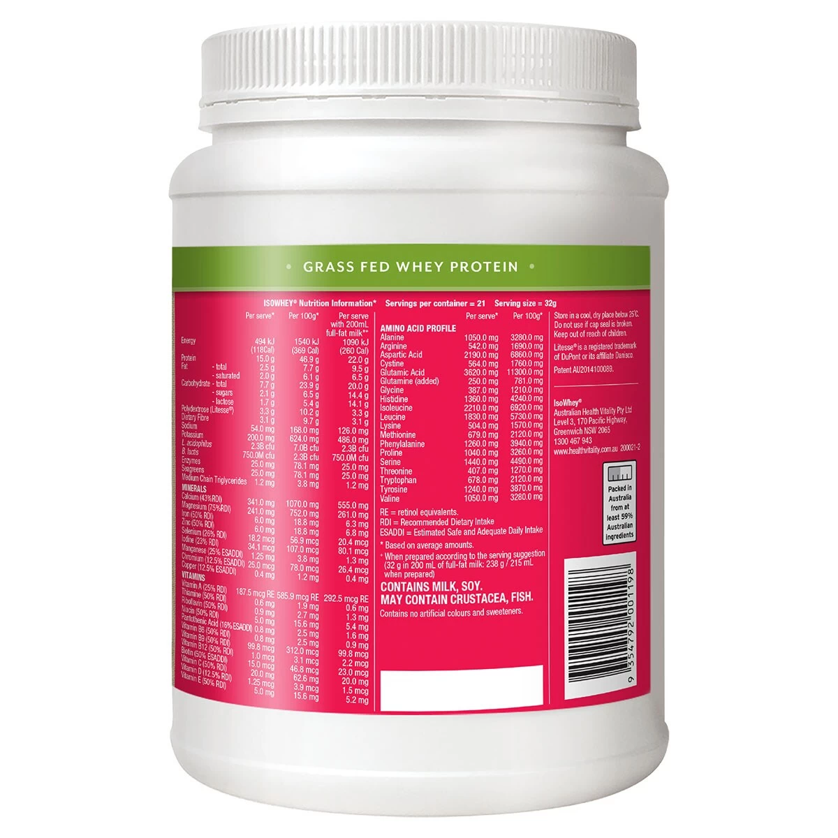 IsoWhey Complete Strawberry Smoothie 672g 3 IsoWhey Complete Strawberry Smoothie 672g - Image 3