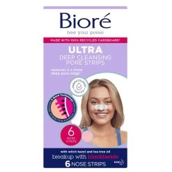Biore Ultra Deep Cleansing Pore Strips 6 Pack