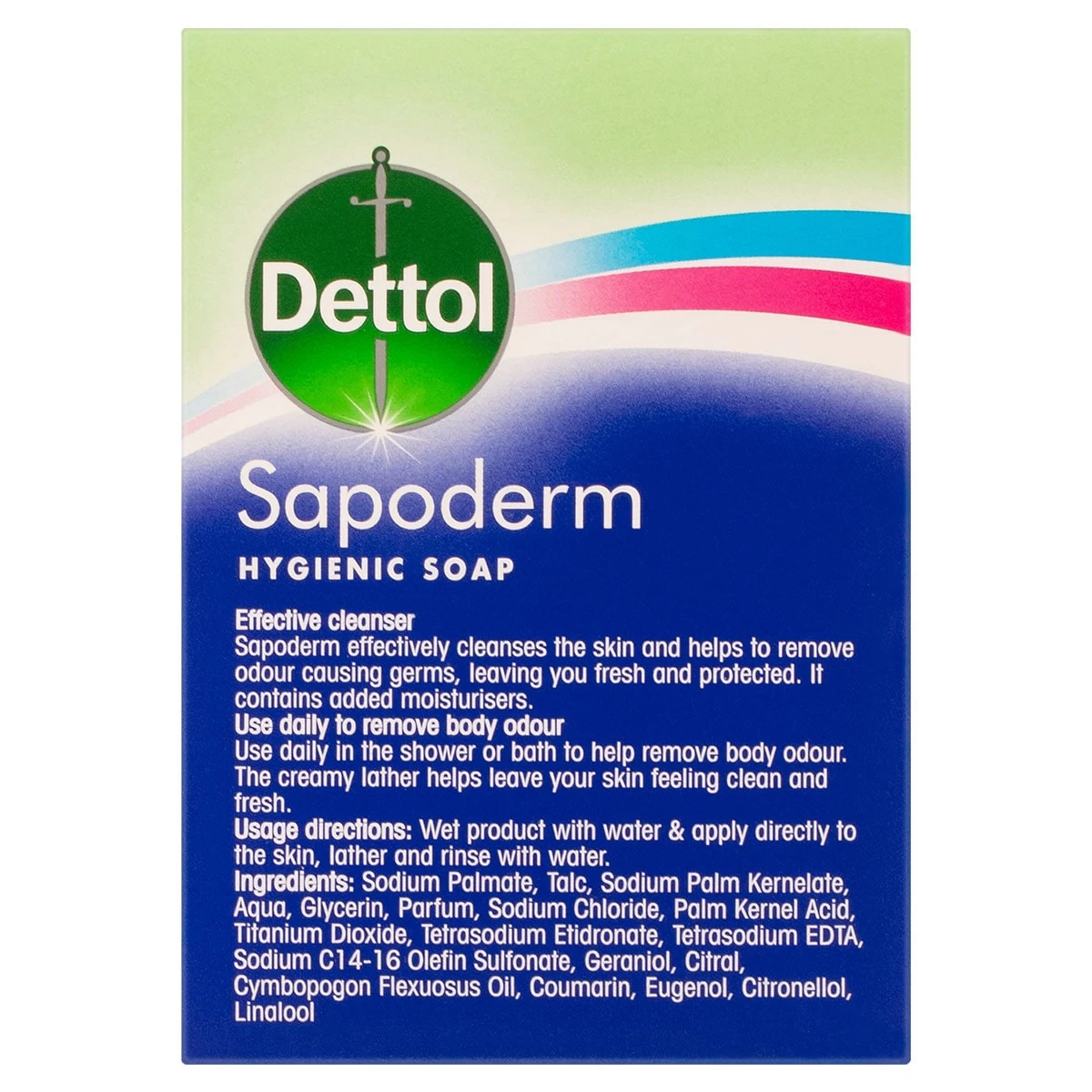 Dettol Sapoderm Hygienic Soap 125g X 3 Pack 3 Dettol Sapoderm Hygienic Soap 125g X 3 Pack - Image 3