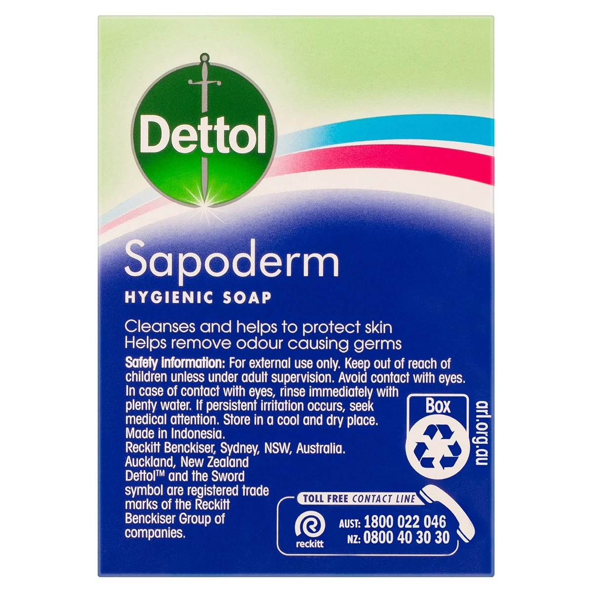 Dettol Sapoderm Hygienic Soap 125g X 3 Pack 4 Dettol Sapoderm Hygienic Soap 125g X 3 Pack - Image 4