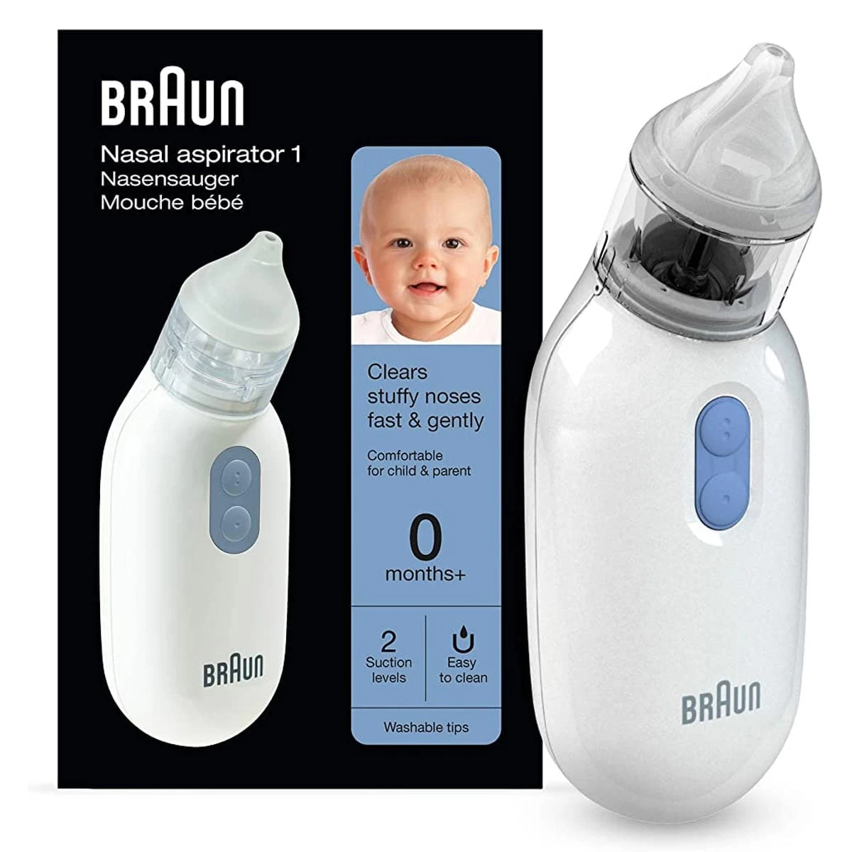 Braun Nasal Aspirator 1 Pack 1 Braun Nasal Aspirator 1 Pack